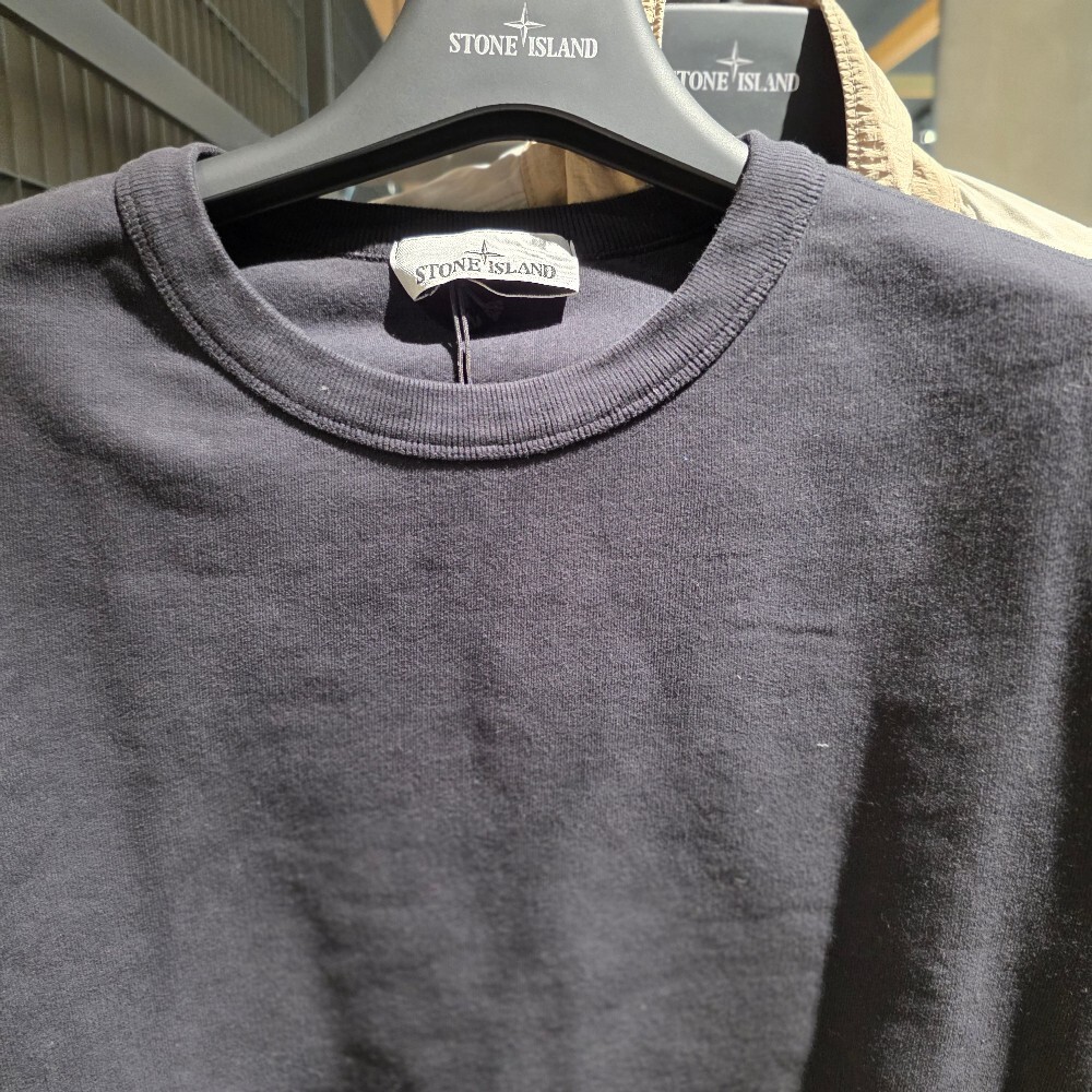 스톤 아일랜드 와펜 코튼 맨투맨 티셔츠 791562420 V0029