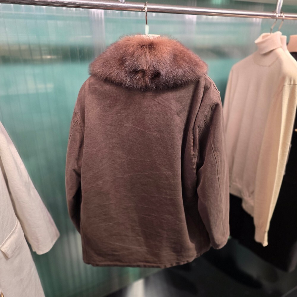 프라다 코튼 시어링 칼라 남성 자켓 SGC766