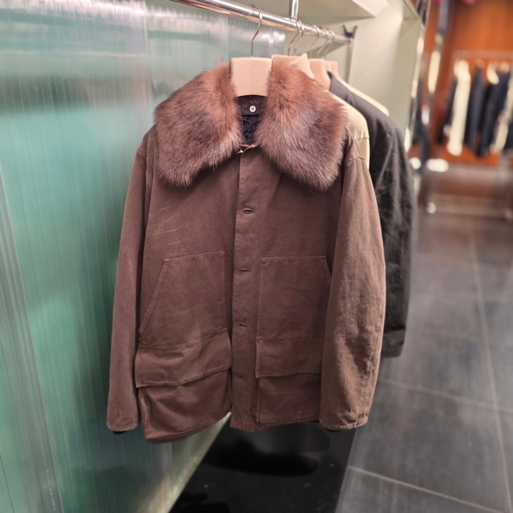 프라다 코튼 시어링 칼라 남성 자켓 SGC766