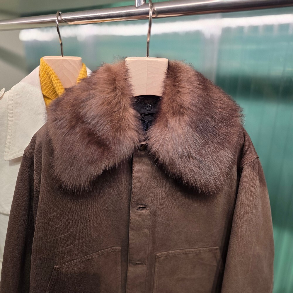 프라다 코튼 시어링 칼라 남성 자켓 SGC766