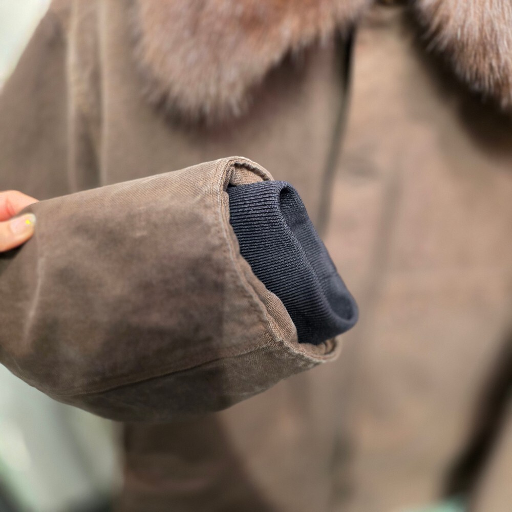 프라다 코튼 시어링 칼라 남성 자켓 SGC766