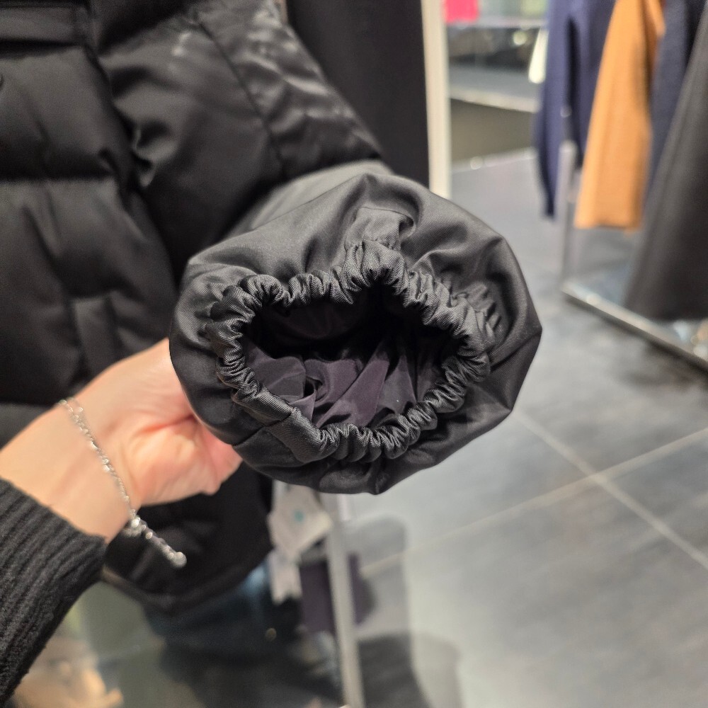 프라다 삼각로고 시어링 후드 여성 패딩 자켓 291808