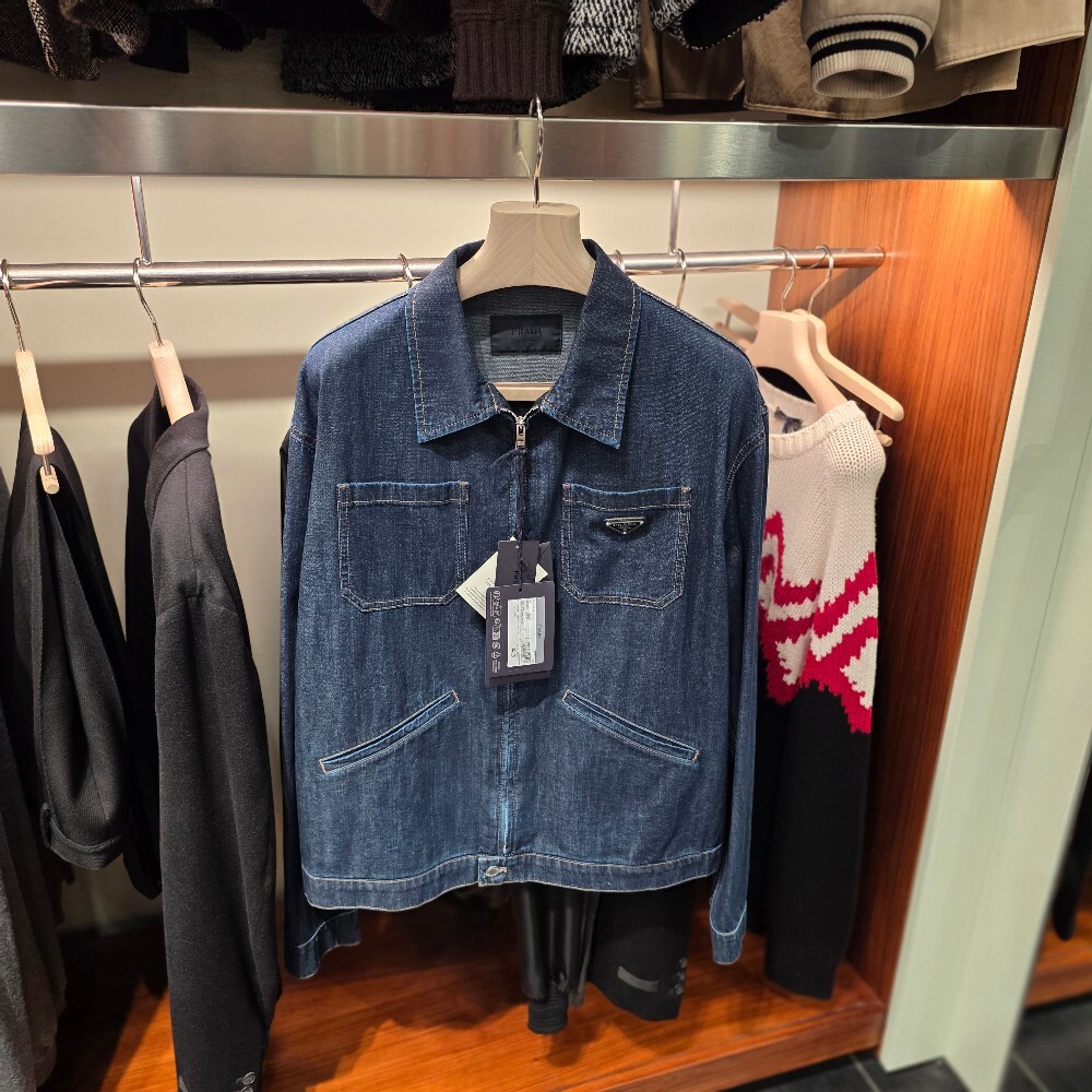 프라다 삼각로고 셔츠 자켓 GEB255