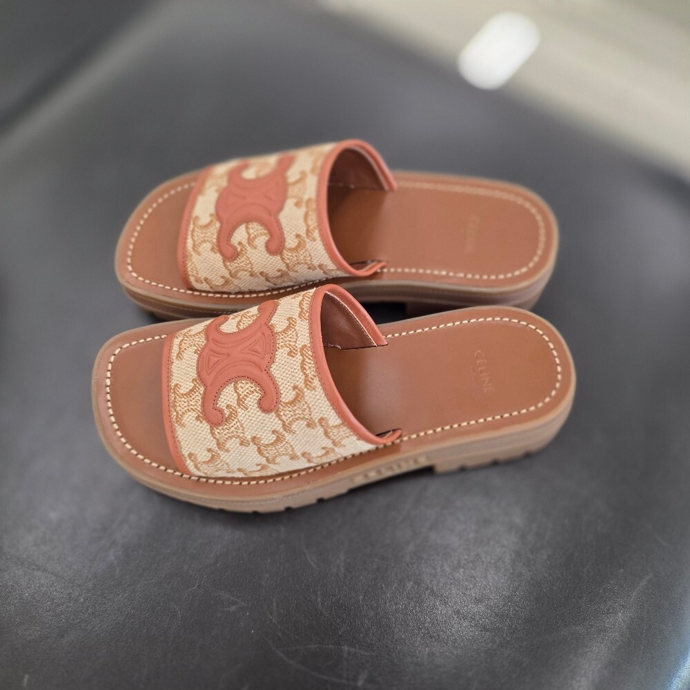 셀린느 트리오페 클레아 뮬 슬리퍼 248512275C