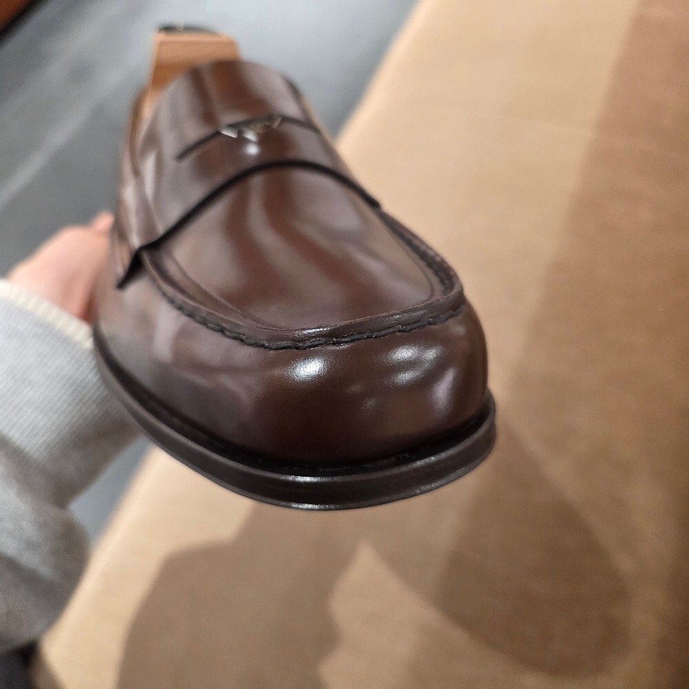 [아울렛] 프라다 삼각로고 페니 남성 로퍼 2DB201