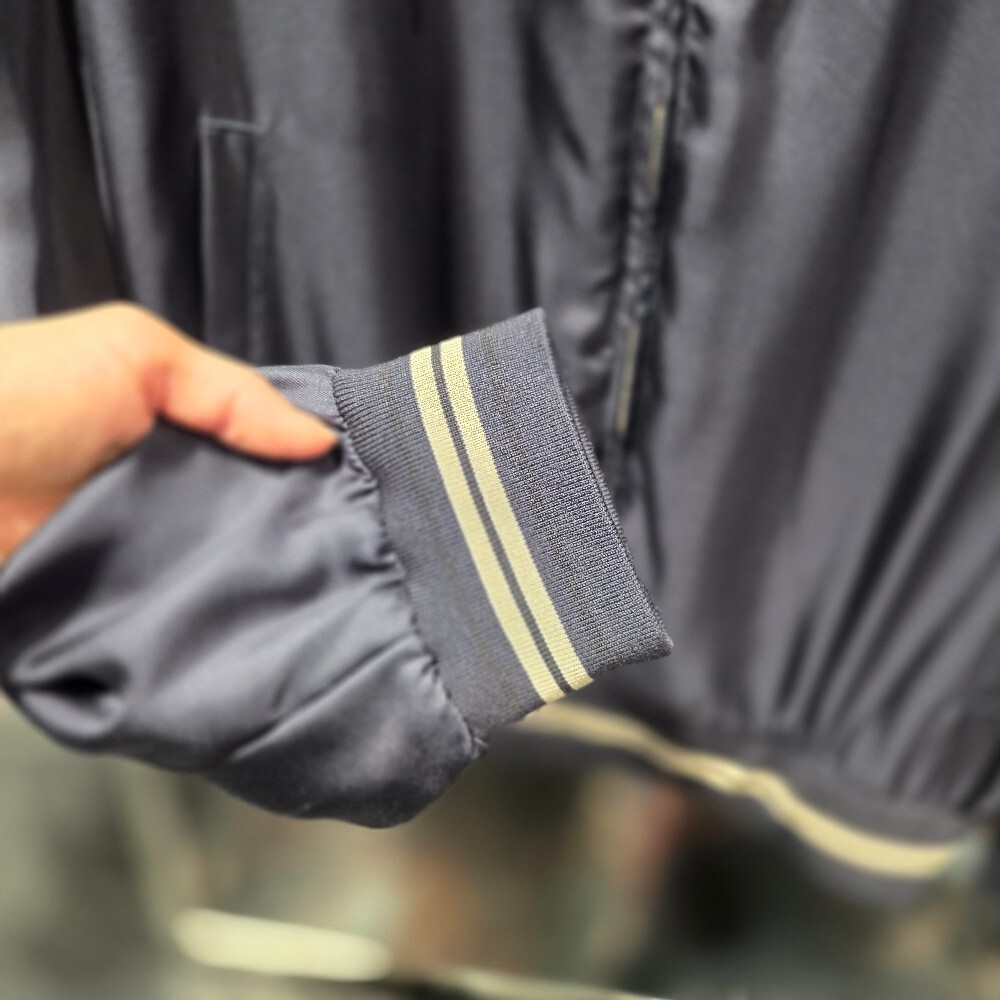 [아울렛] 프라다 실크 남성 후드 블루종 자켓 SGC538