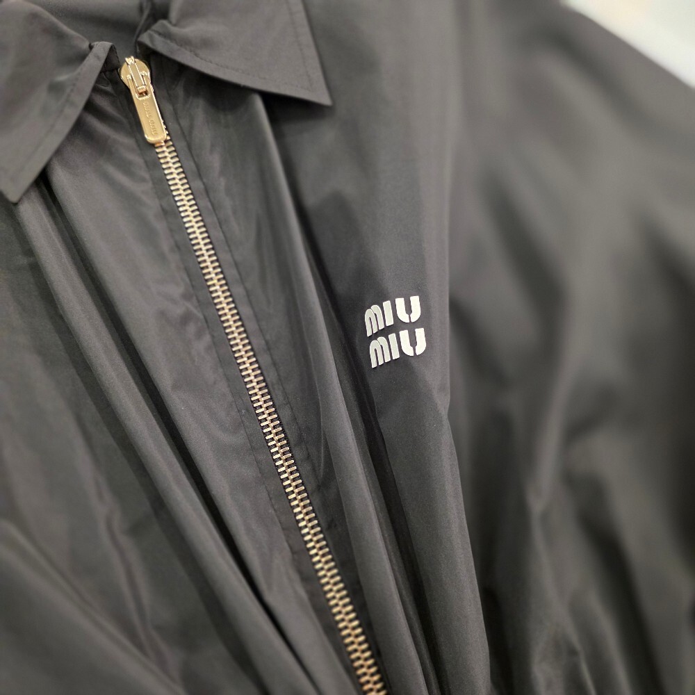 [아울렛] 미우미우 테크니컬 실크 미니 원피스 MF4806