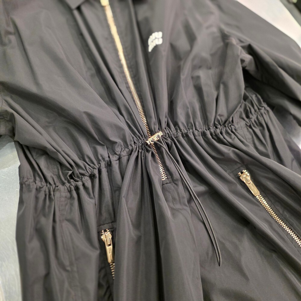 [아울렛] 미우미우 테크니컬 실크 미니 원피스 MF4806