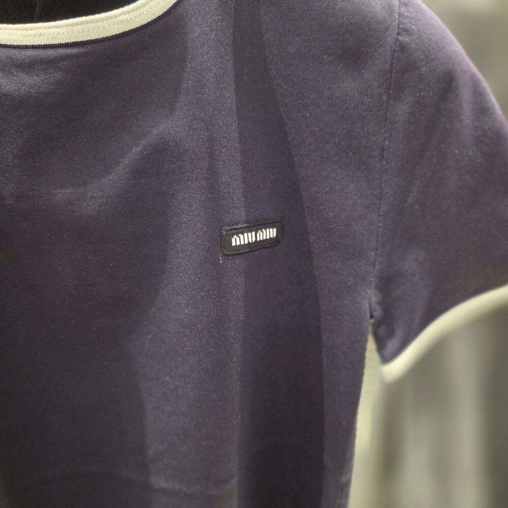 [아울렛] 미우미우 여성 반팔 티셔츠 MMLA88