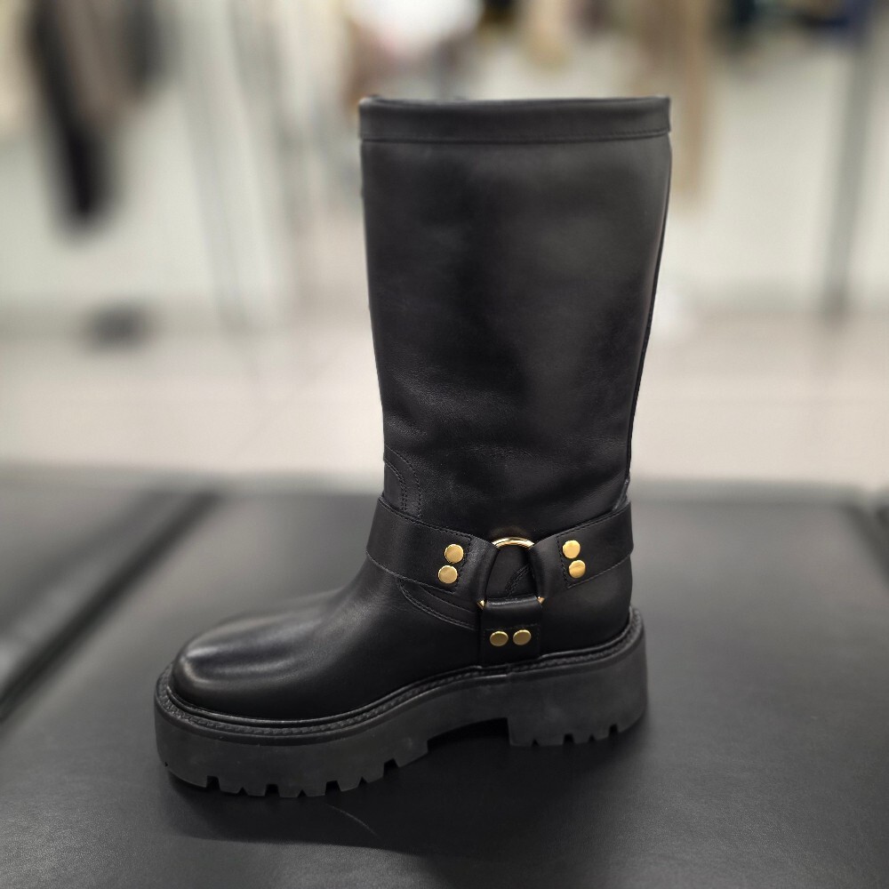 [아울렛] 셀린느 하네스 벌키 미드 바이커 부츠 354573882C.38NG