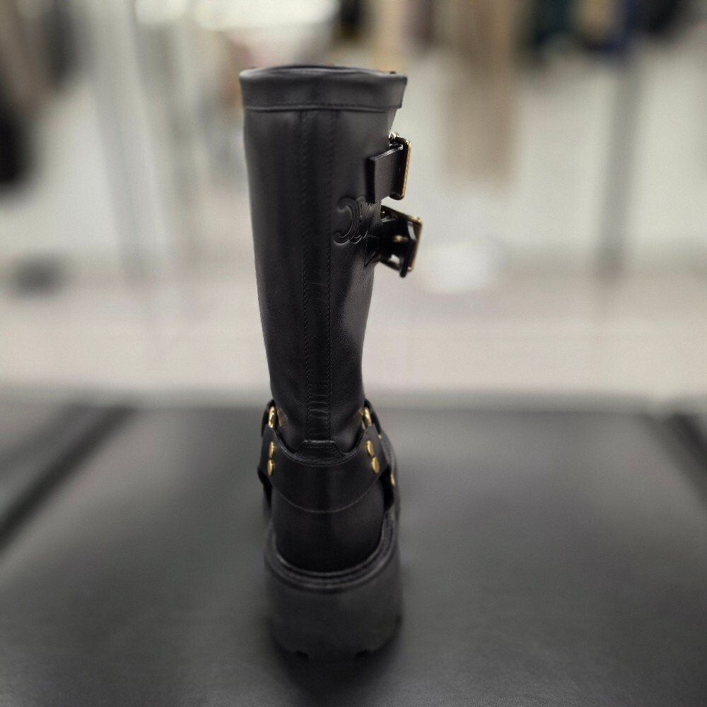 [아울렛] 셀린느 하네스 벌키 미드 바이커 부츠 354573882C.38NG