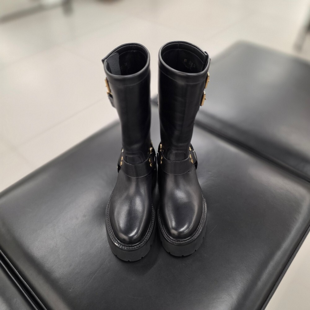 [아울렛] 셀린느 하네스 벌키 미드 바이커 부츠 354573882C.38NG