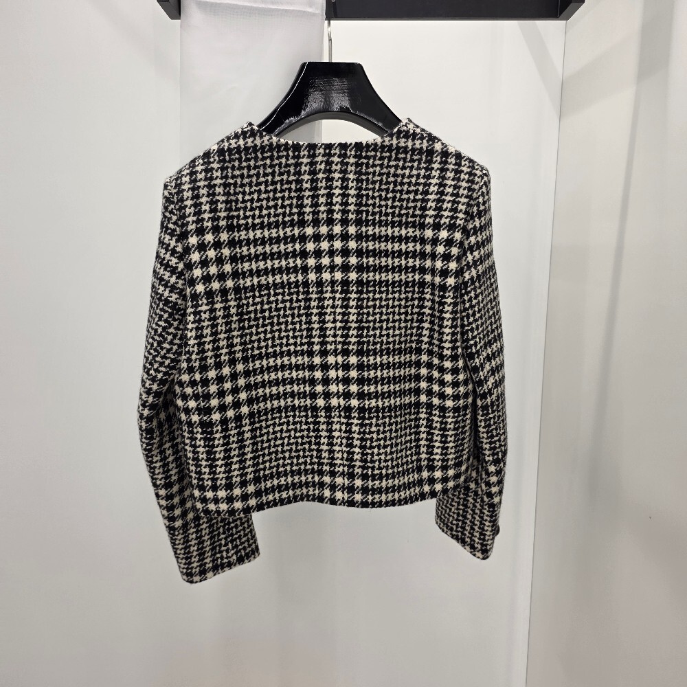 [아울렛] 셀린느 베르누이 울 트위드 자켓 2V44X391Z.97IR