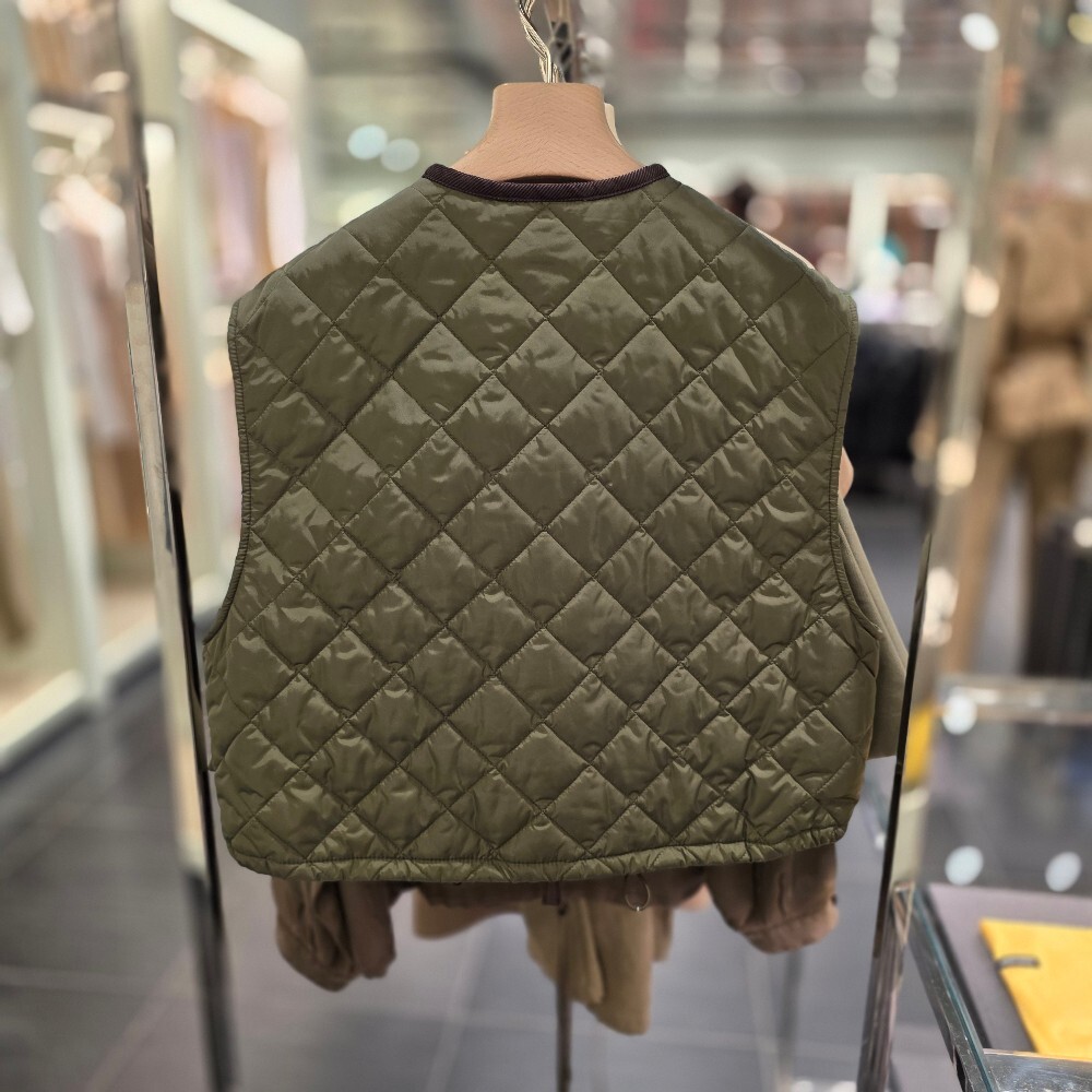 [아울렛] 프라다 리나일론 퀼팅 여성 블루종 조끼 29X167