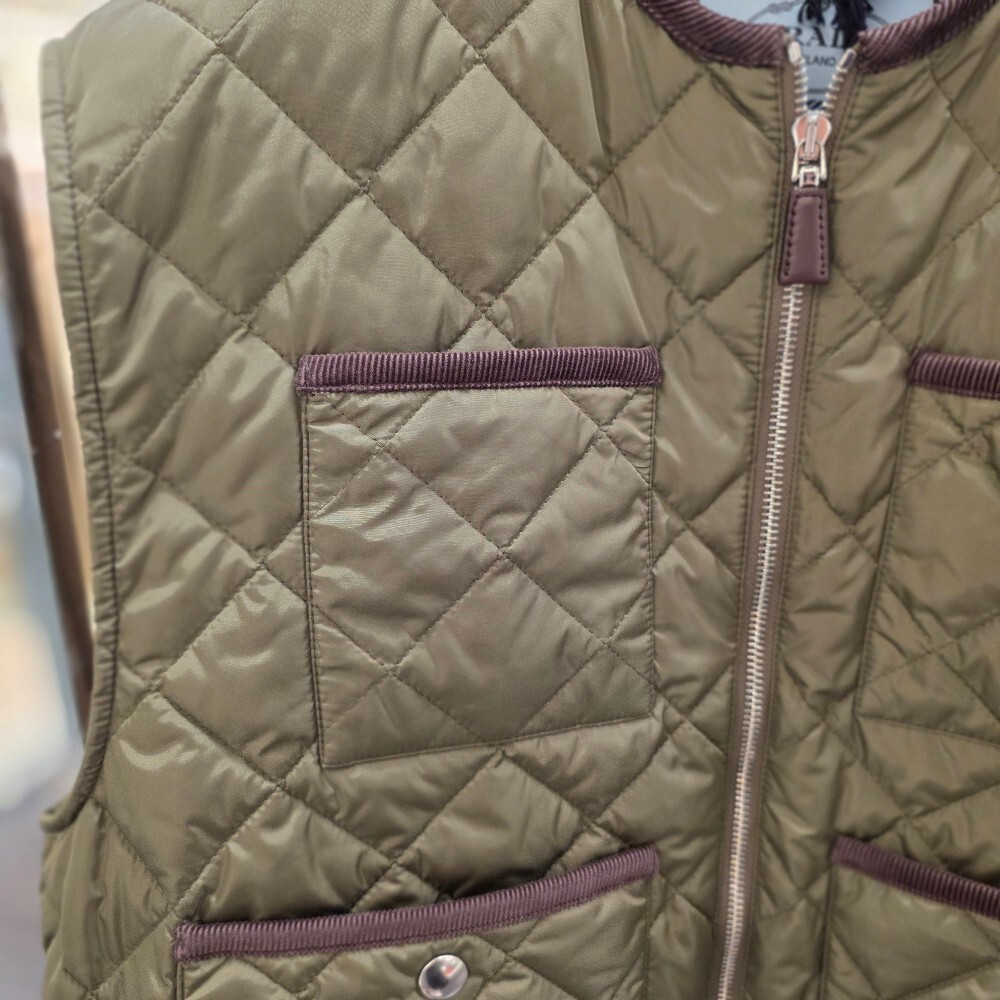 [아울렛] 프라다 리나일론 퀼팅 여성 블루종 조끼 29X167