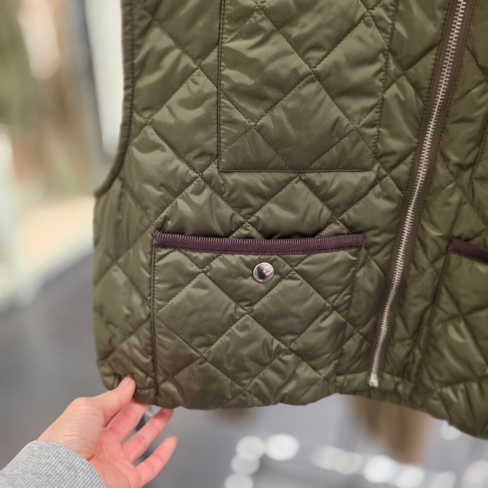 [아울렛] 프라다 리나일론 퀼팅 여성 블루종 조끼 29X167