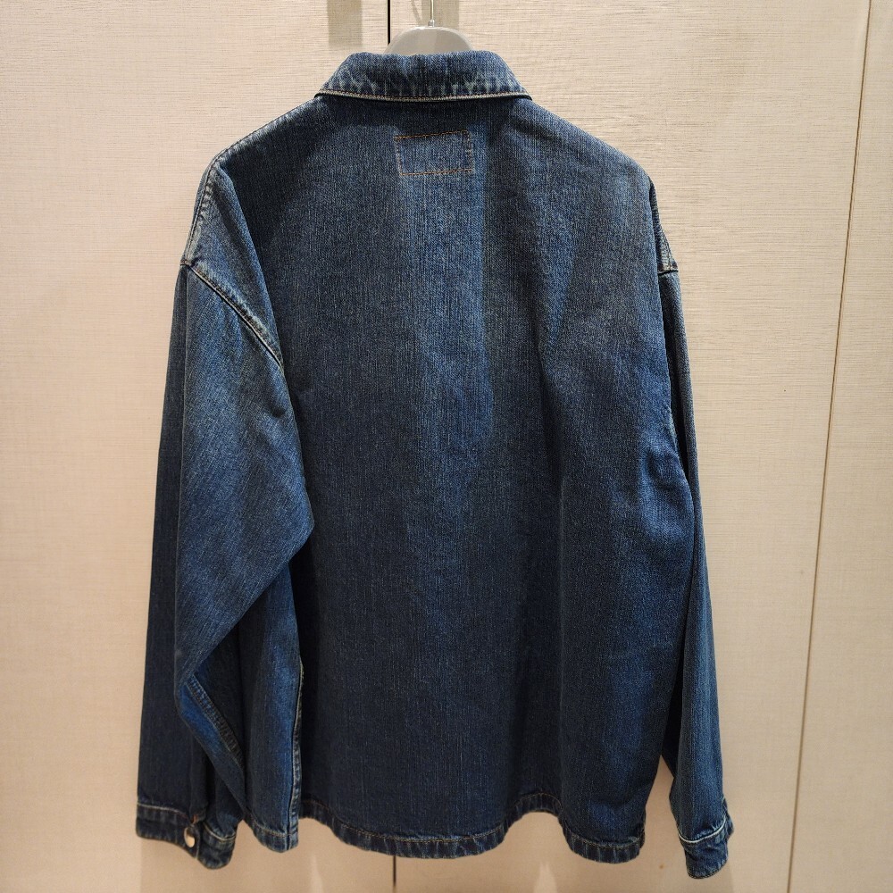 [아울렛] 프라다 삼각로고 데님셔츠 GEC066