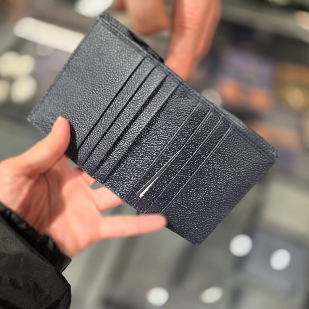 [아울렛] 프라다 삼각로고 비텔로 그레인 남성 반지갑 2MO004