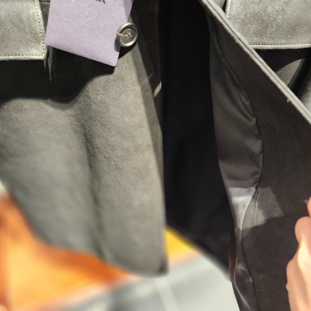 [아울렛] 프라다 스웨이드 남성 코트 UPS613