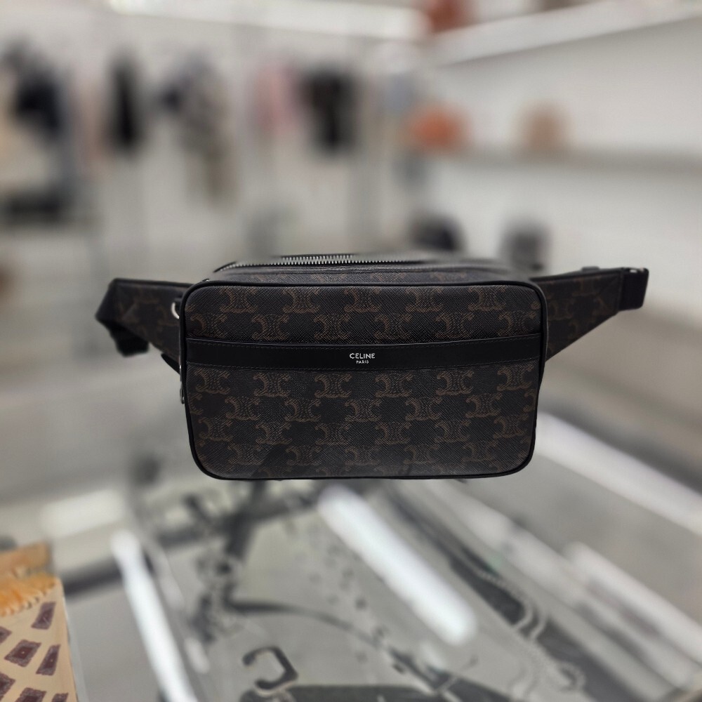 [아울렛] 셀린느 트리옹프 캔버스 슬링백 116162FWK.38SI