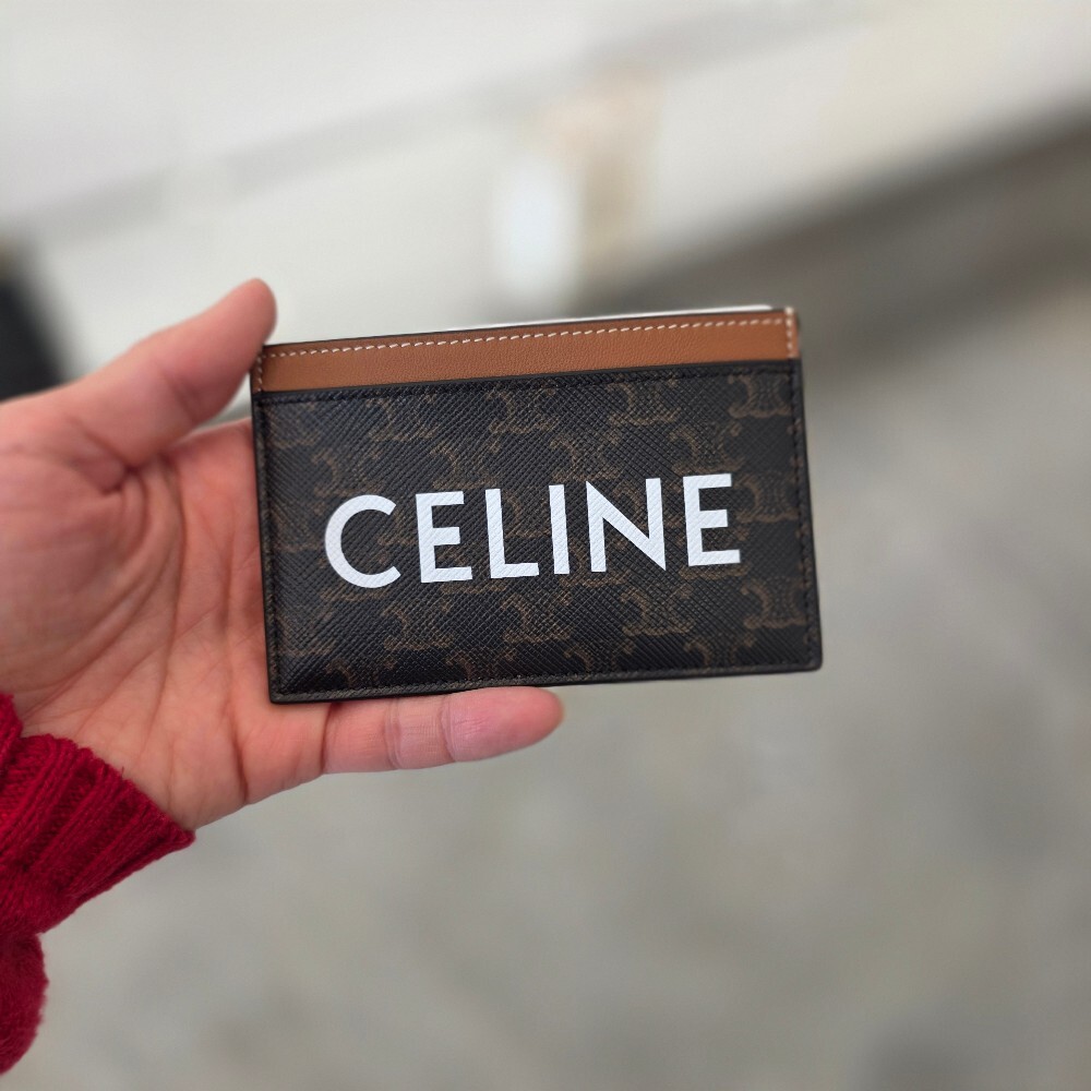 [아울렛] 셀린느 트리옹프 캔버스 카드지갑 10B702CLY.04LU