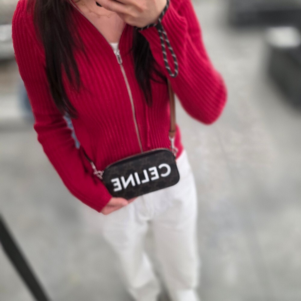 [아울렛] 셀린느 트리옹프 캔버스 호리존탈 파우치 10L272DM5.04LI