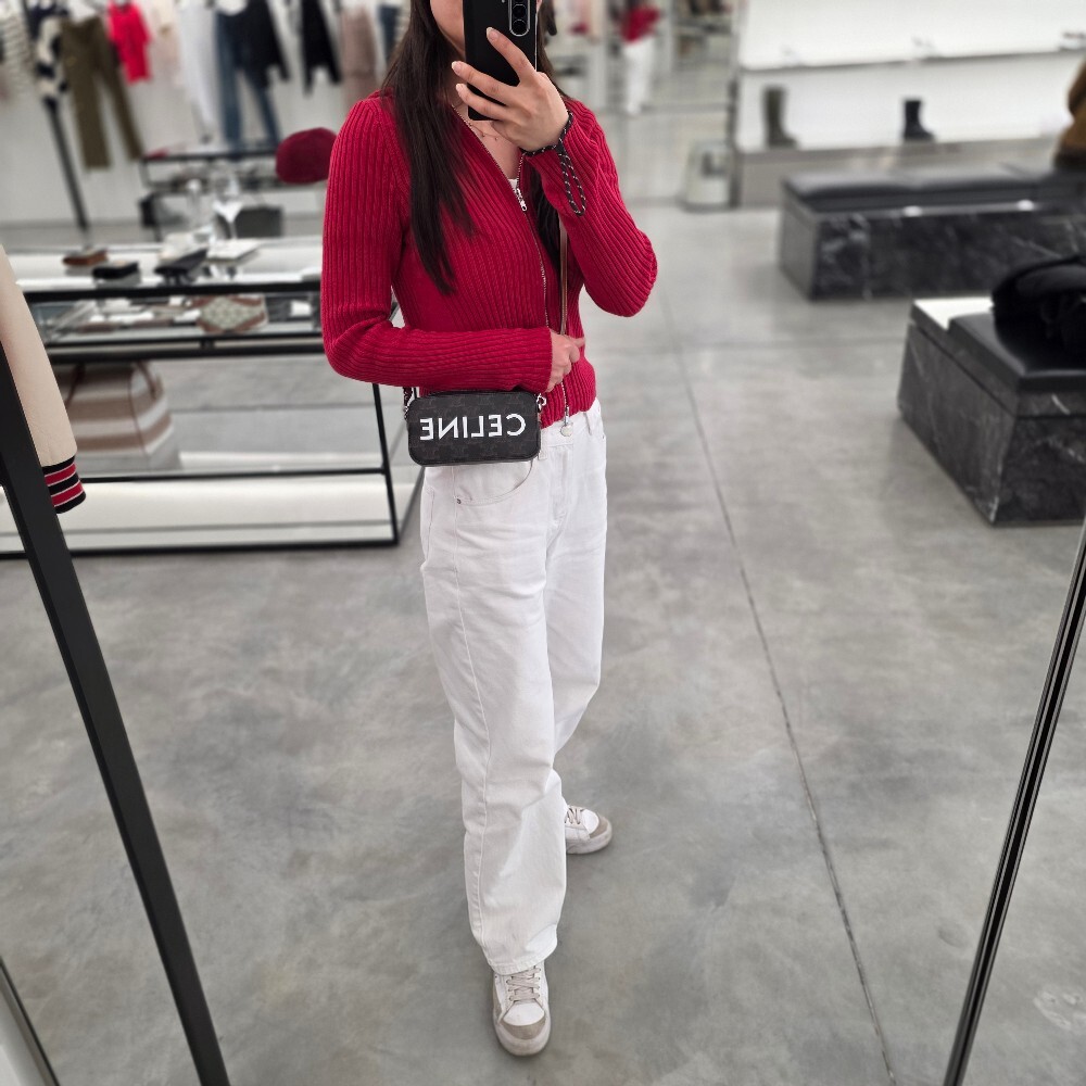 [아울렛] 셀린느 트리옹프 캔버스 호리존탈 파우치 10L272DM5.04LI