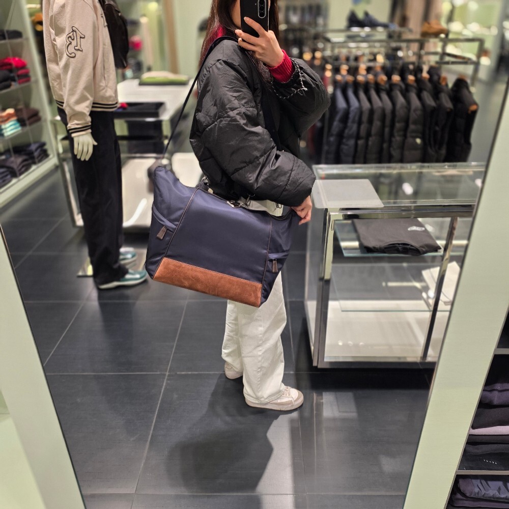 [아울렛] 프라다 삼각로고 리나일론 메신저 크로스백 2VH180