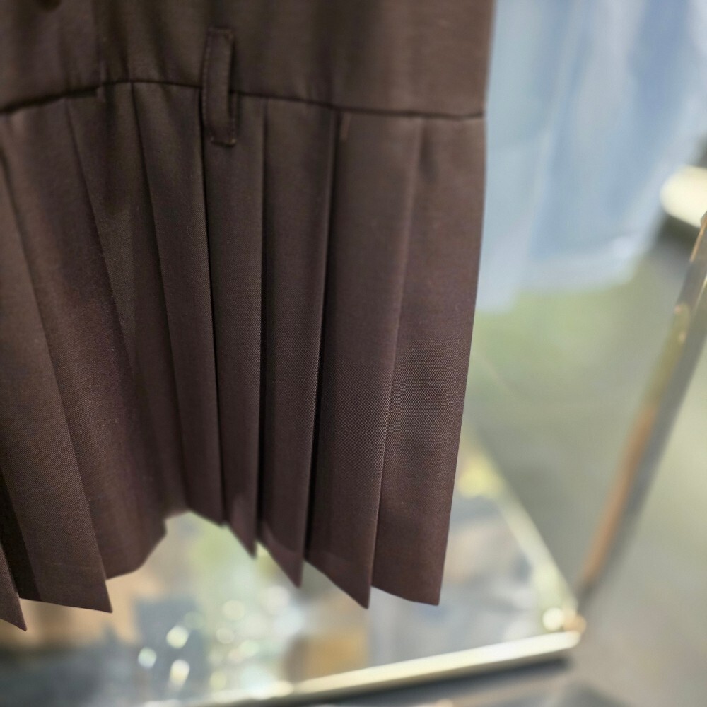 [아울렛] 미우미우 로고 벨트 여성 미니 원피스 MF5711