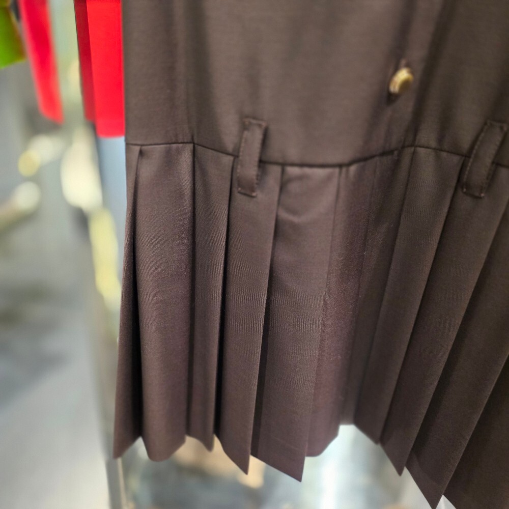 [아울렛] 미우미우 로고 벨트 여성 미니 원피스 MF5711