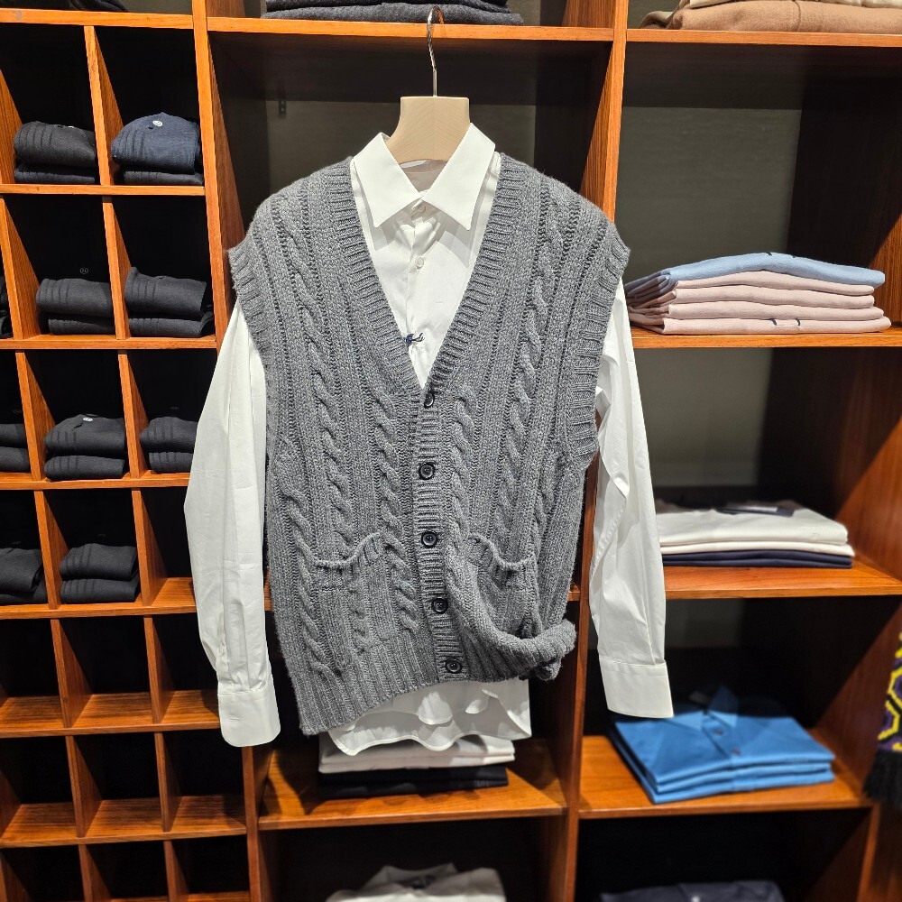 [아울렛] 프라다 캐시미어 남성 베스트 UMT496