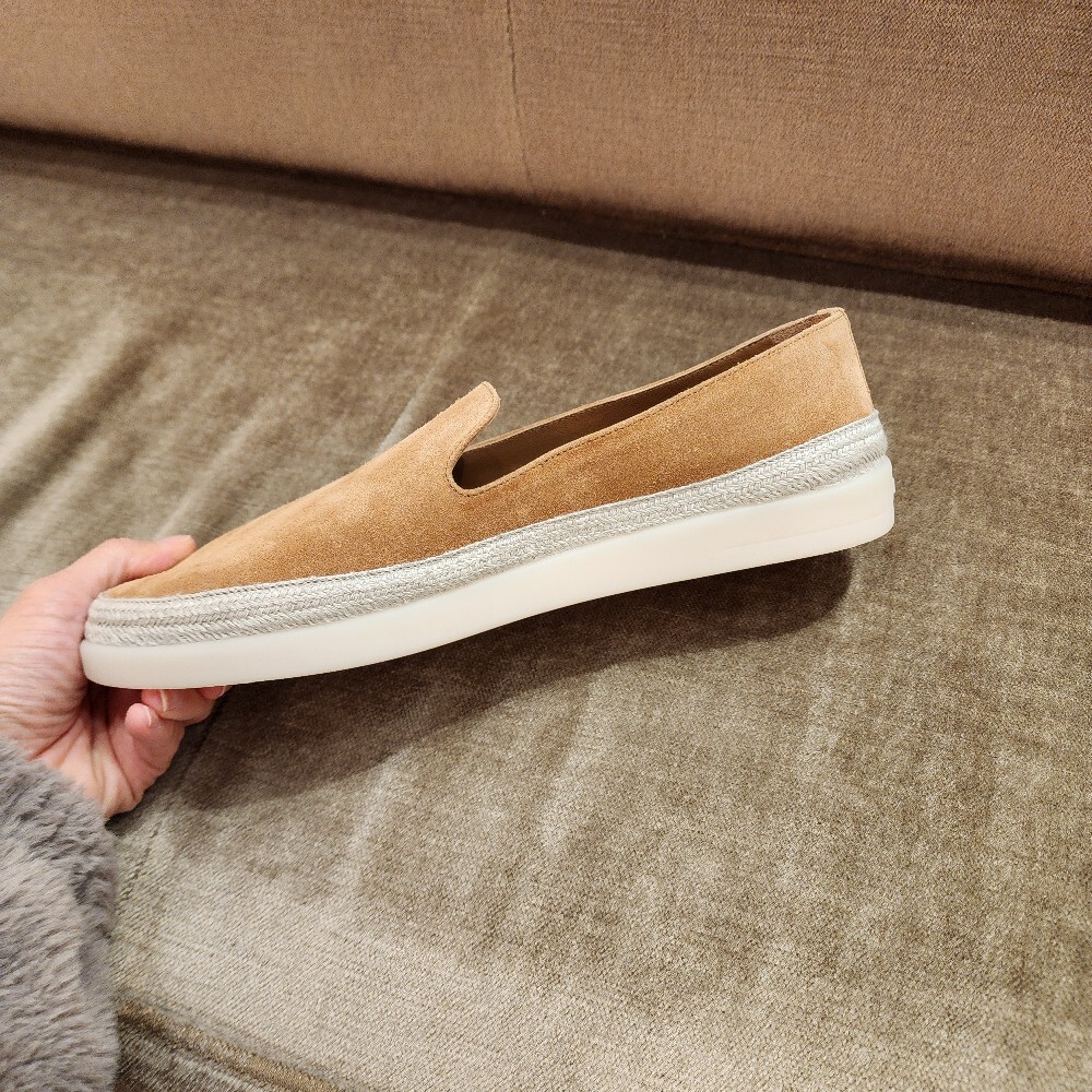 [아울렛] 프라다 스웨이드남성 슬립온 2DG157