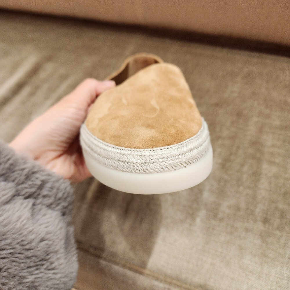 [아울렛] 프라다 스웨이드남성 슬립온 2DG157