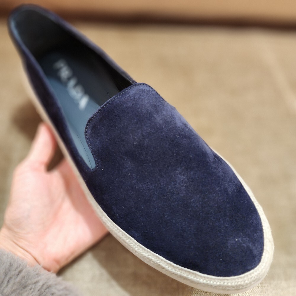 [아울렛] 프라다 스웨이드남성 슬립온 2DG157