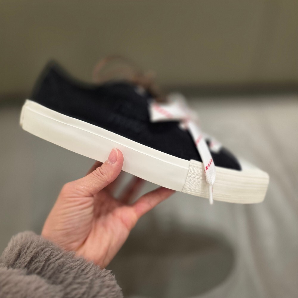 [아울렛] 미우미우 로고 데님 워시 여성 스니커즈 5E384E