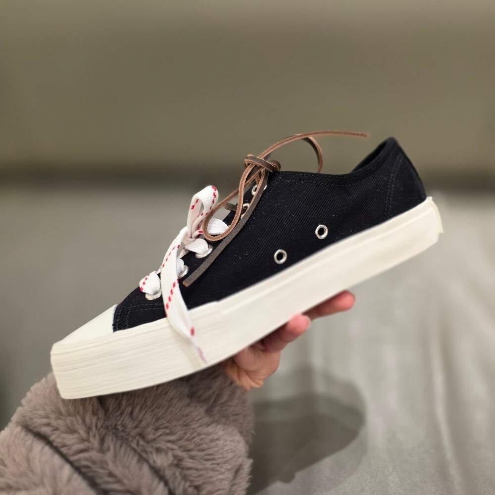 [아울렛] 미우미우 로고 데님 워시 여성 스니커즈 5E384E