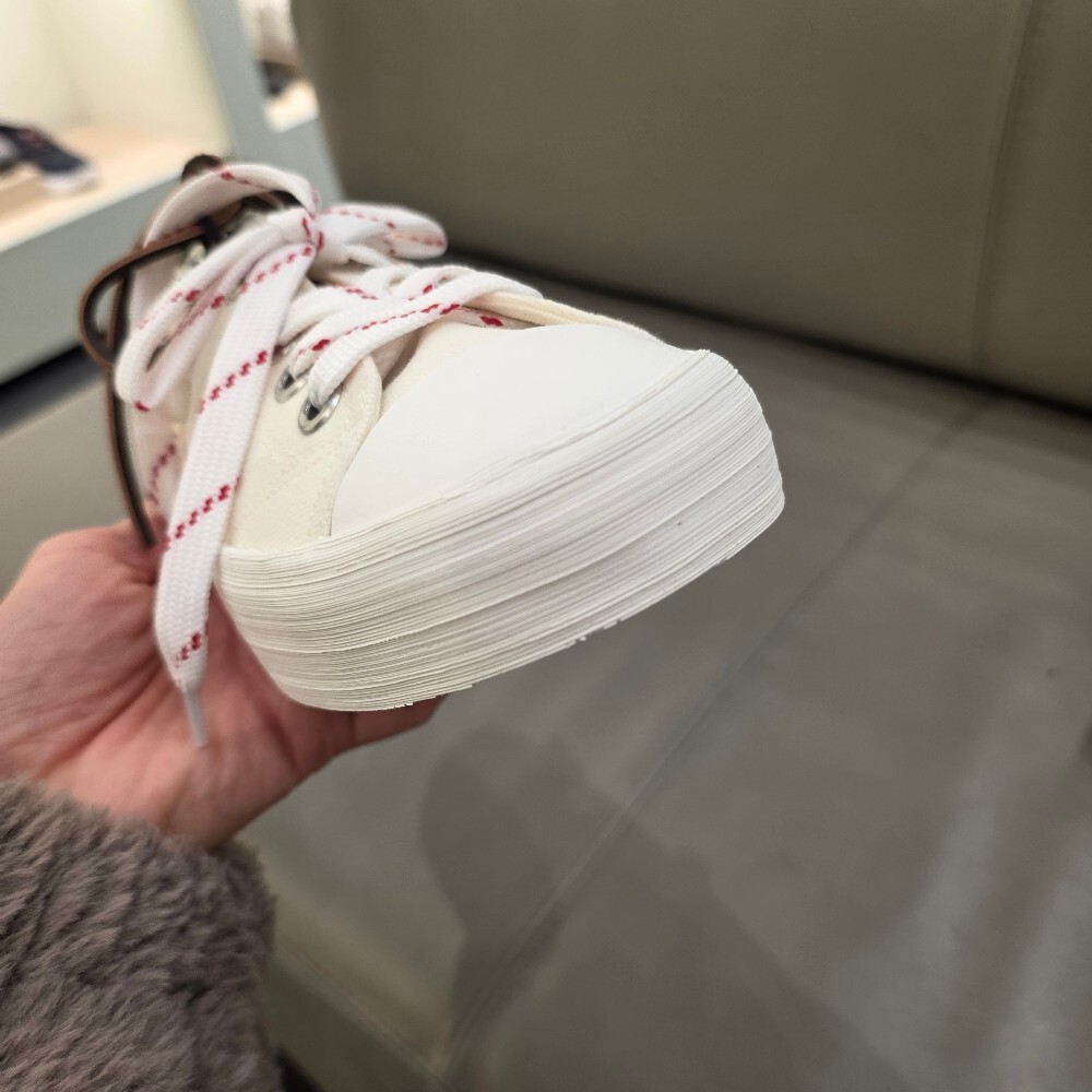 [아울렛] 미우미우 로고 데님 워시 여성 스니커즈 5E384E