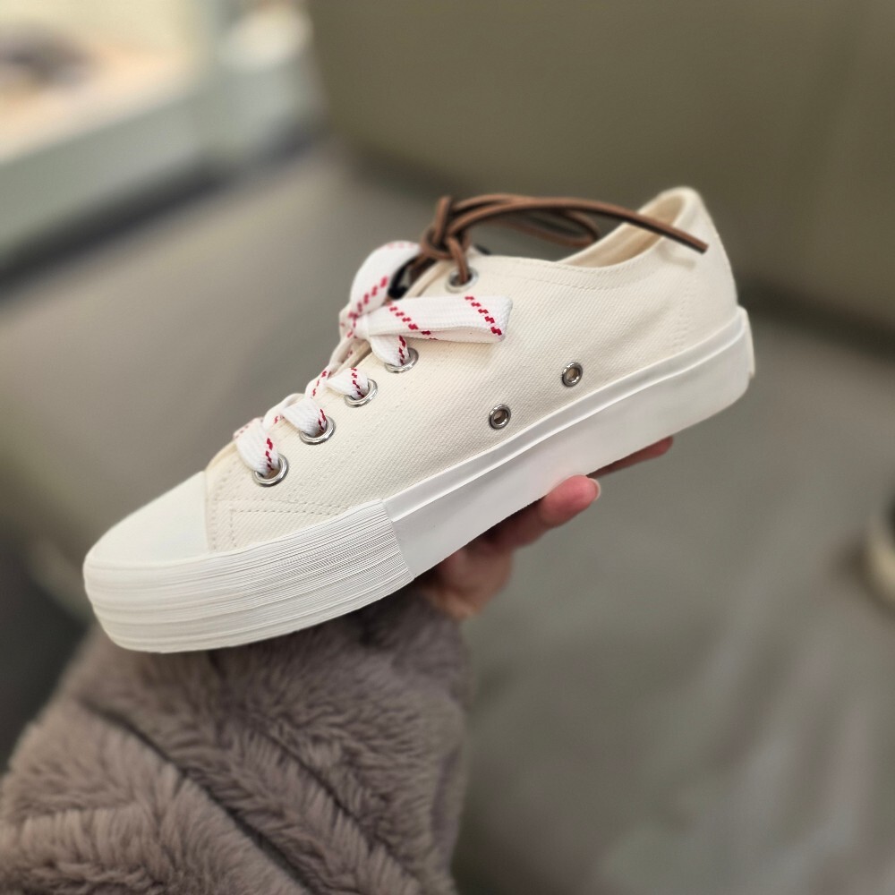 [아울렛] 미우미우 로고 데님 워시 여성 스니커즈 5E384E