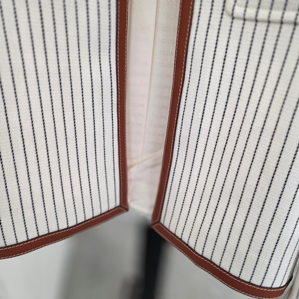 [아울렛] 셀린느 스트라이프 첼시 여성 자켓 2V86S957W.01KC