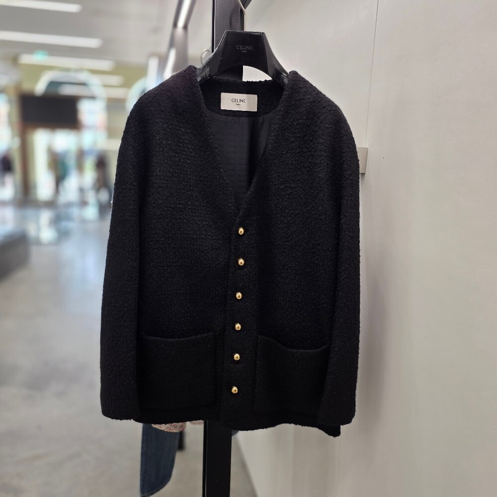 [아울렛] 셀린느 캐시미어 부클레 여성 가디건 자켓 2V39J593V.38NO