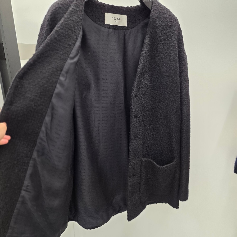 [아울렛] 셀린느 캐시미어 부클레 여성 가디건 자켓 2V39J593V.38NO