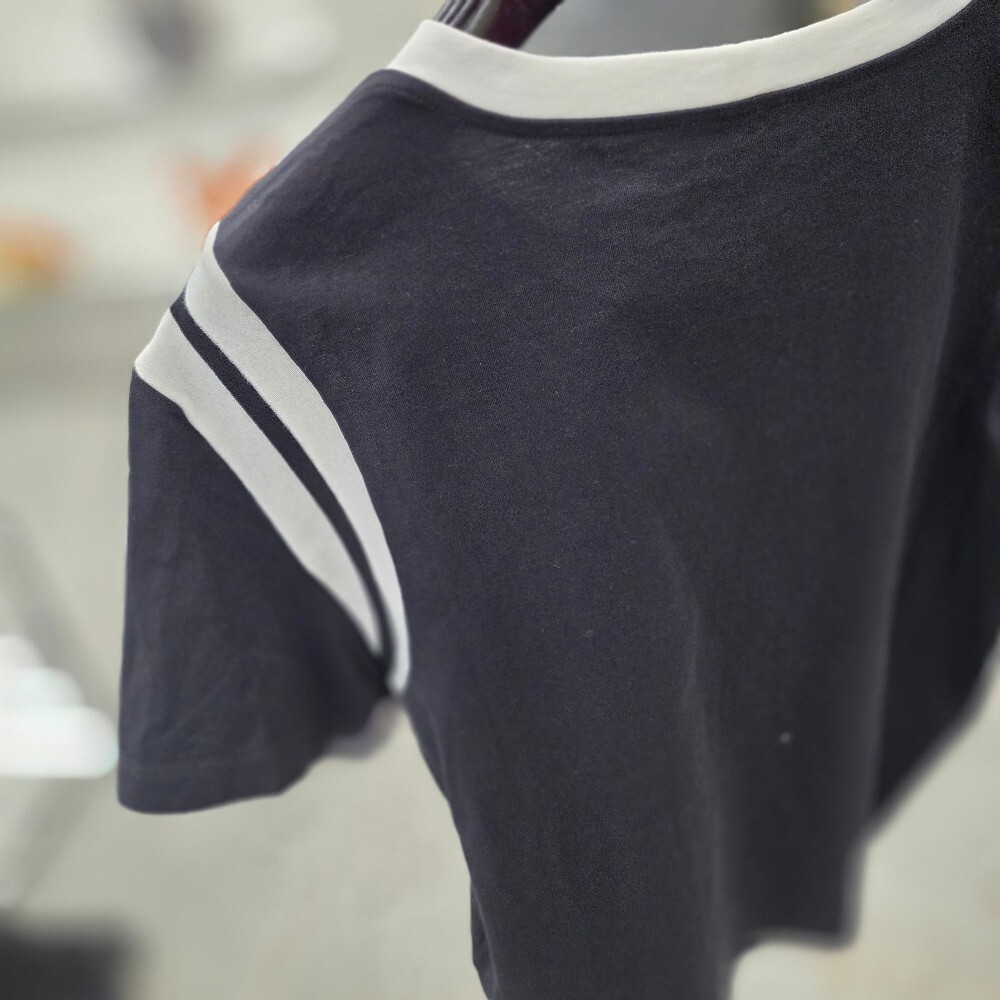 [아울렛] 셀린느 로고 코튼 저지 남성 반팔 티셔츠 RX06T671Q.FZT7