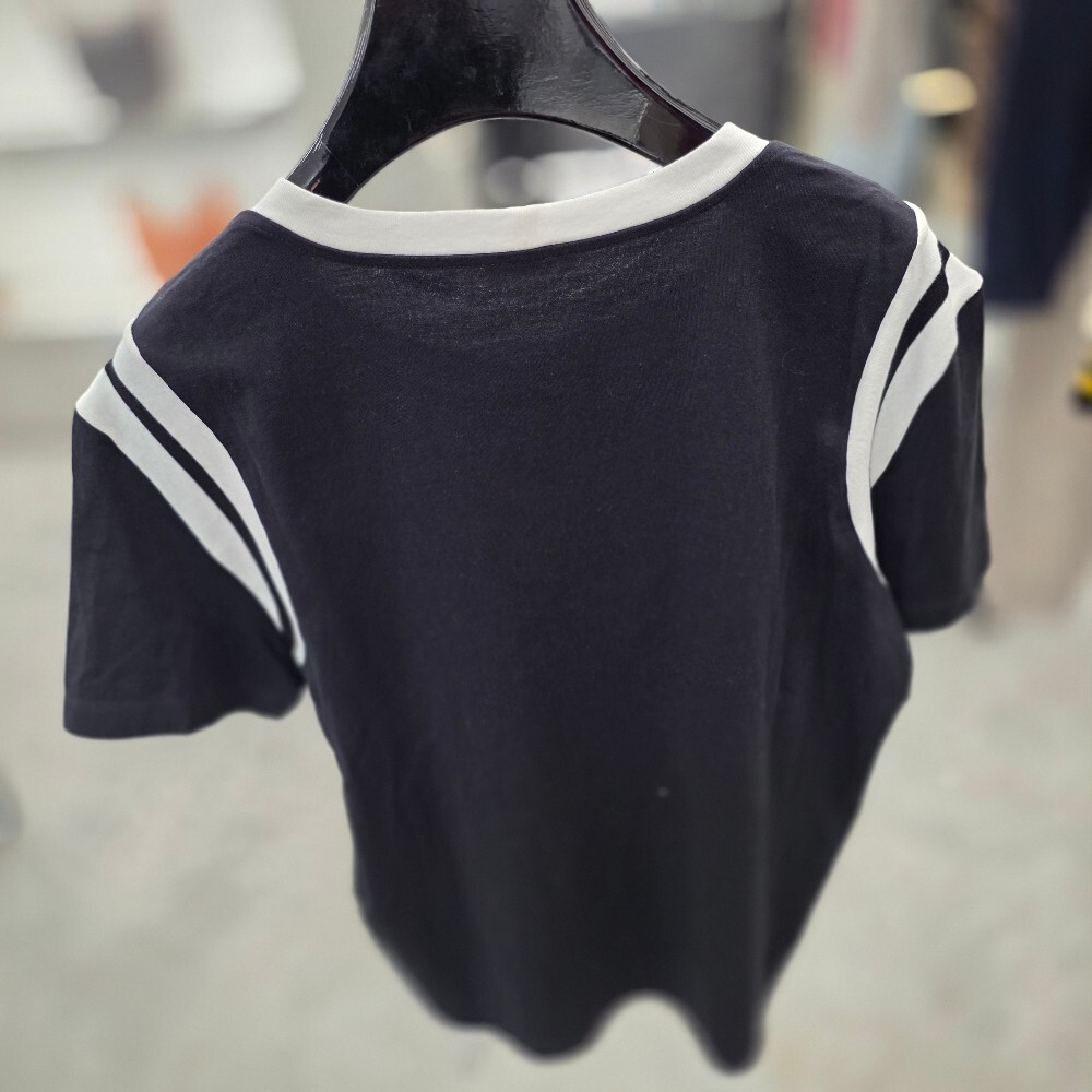 [아울렛] 셀린느 로고 코튼 저지 남성 반팔 티셔츠 RX06T671Q.FZT7