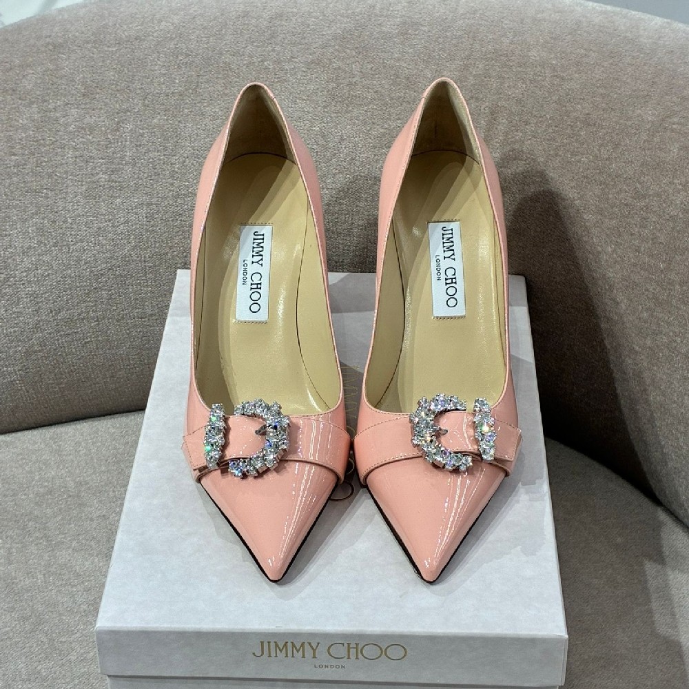 [아울렛] 지미추 CHERI 가죽 여성 펌프스