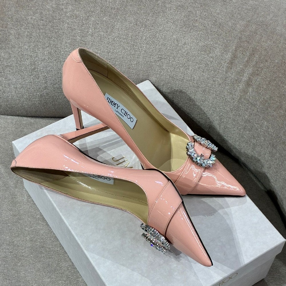 [아울렛] 지미추 CHERI 가죽 여성 펌프스