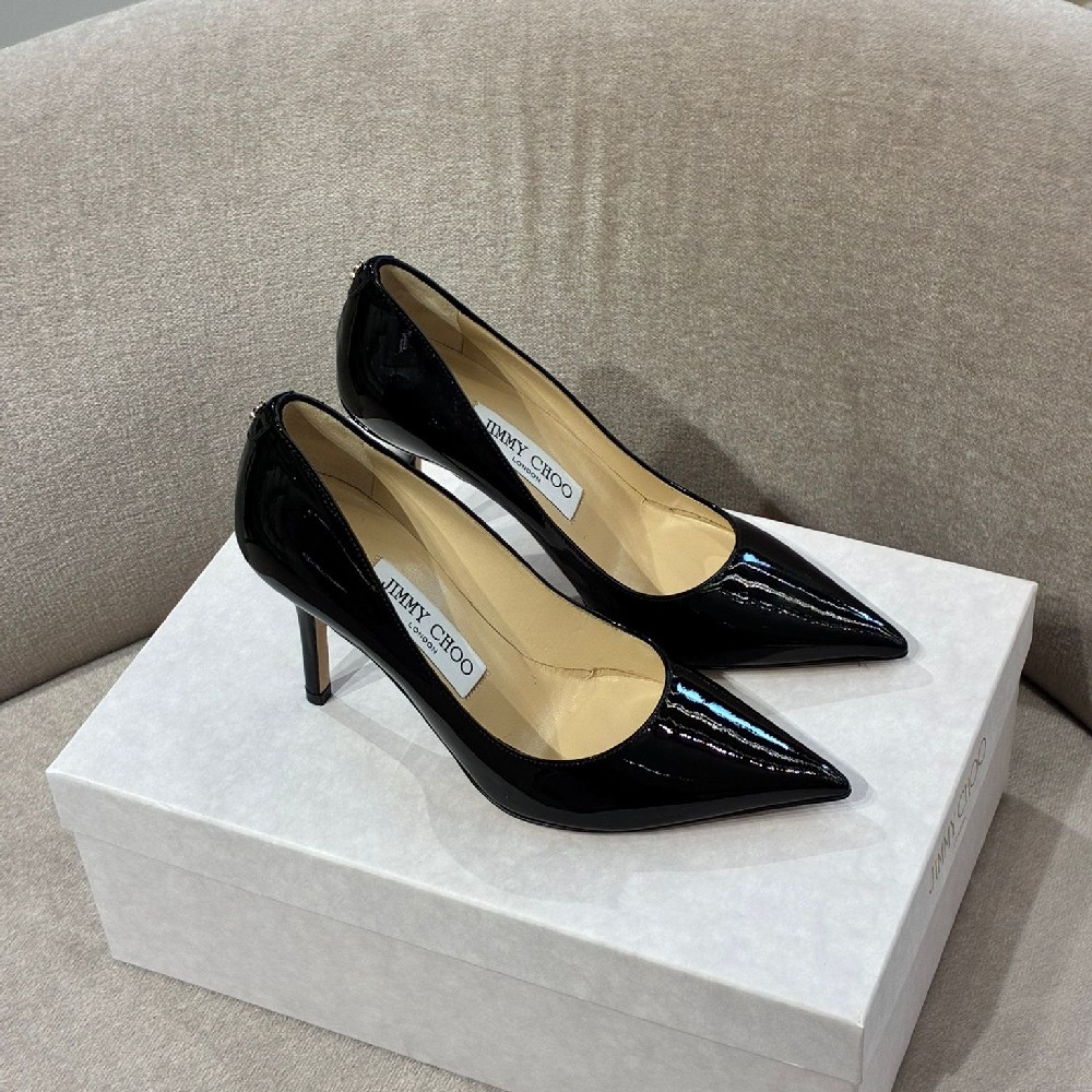 [아울렛] 지미추AGNES여성 가죽 펌프스