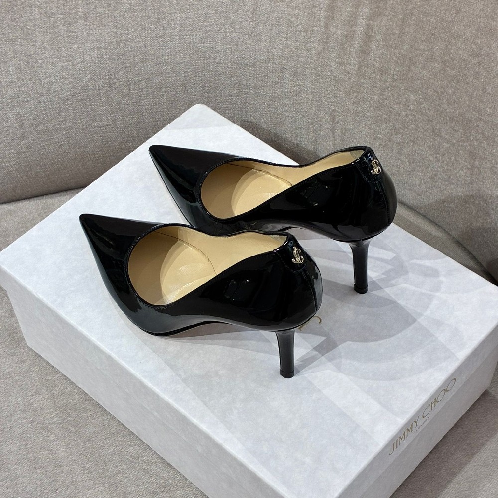 [아울렛] 지미추AGNES여성 가죽 펌프스