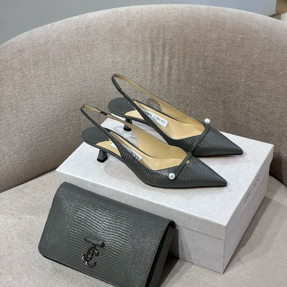 [아울렛] 지미추AMITA 45여성 슬링백 미디움힐