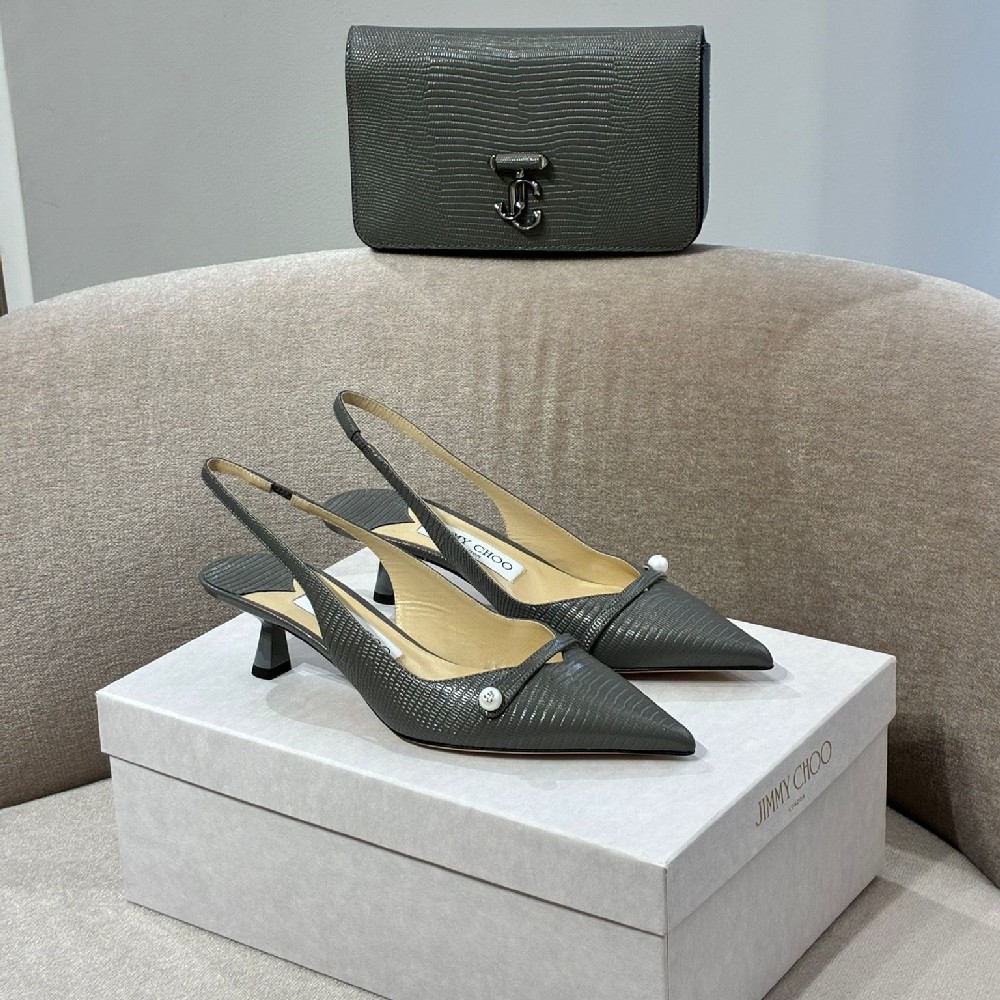 [아울렛] 지미추AMITA 45여성 슬링백 미디움힐