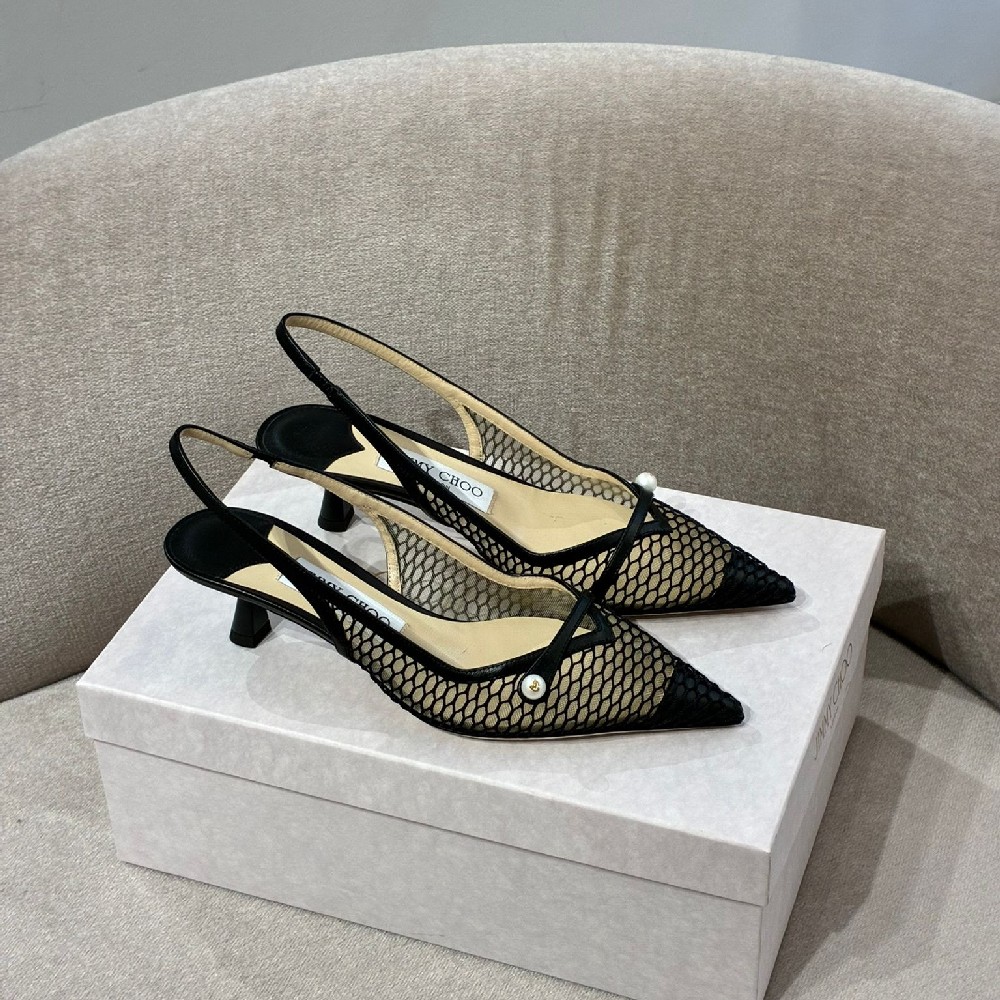 [아울렛] 지미추AMITA 45여성 슬링백 미디움힐